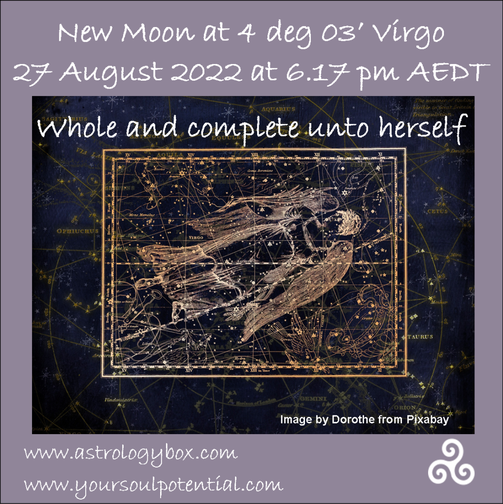 New Moon in Virgo August 2022 ASTROLOGYBOX